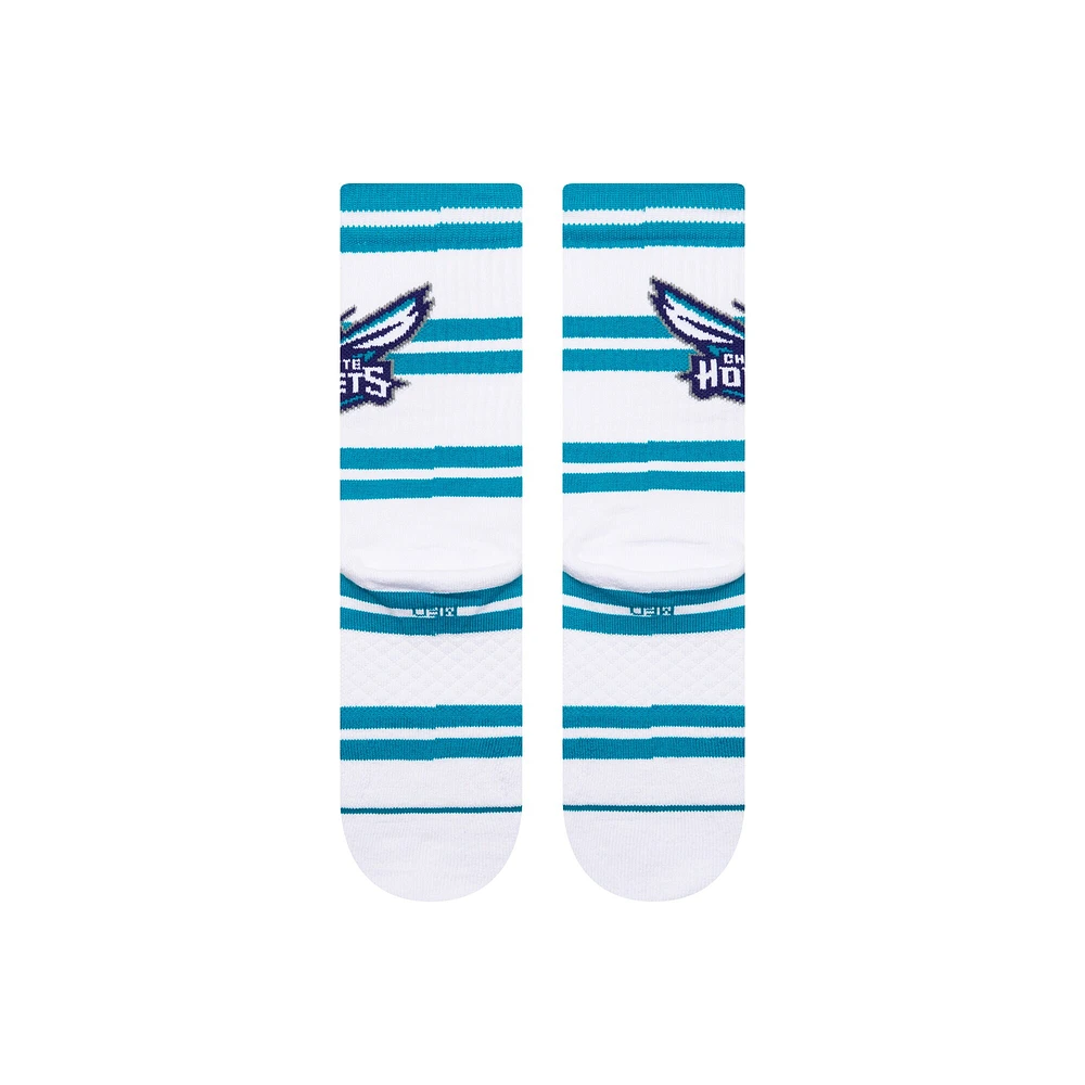 Unisex  Stance Charlotte Hornets Prep Stripe Crew Sock