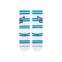 Unisex  Stance Charlotte Hornets Prep Stripe Crew Sock