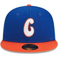 Men's New Era Blue Charlotte Knights Theme Nights  59FIFTY Fitted Hat