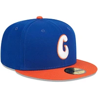 Men's New Era Blue Charlotte Knights Theme Nights  59FIFTY Fitted Hat
