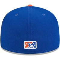 Men's New Era Blue Charlotte Knights Theme Nights  59FIFTY Fitted Hat