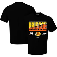 T-shirt noir avec nom et numéro Chase Briscoe Bass Pro Shops pour homme de la collection Joe Gibbs Racing Team