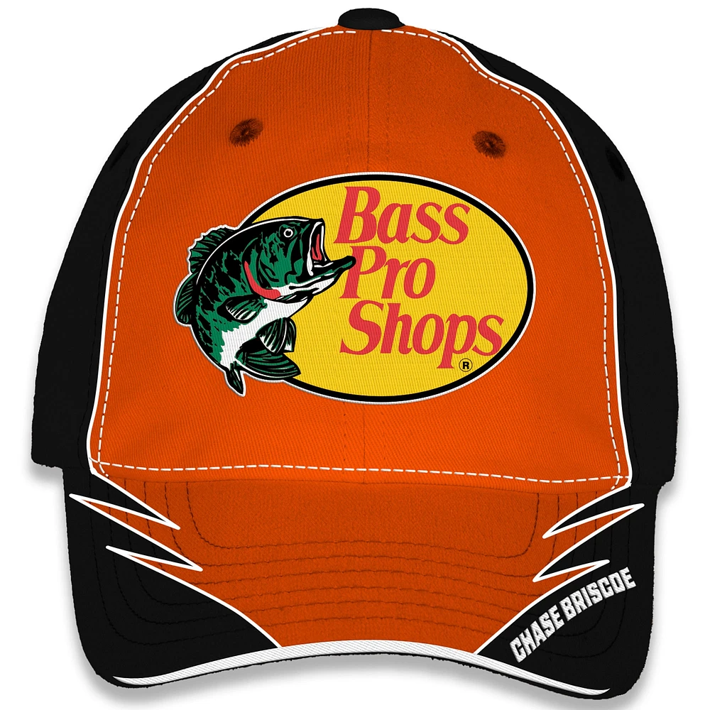 Casquette ajustable Chase Briscoe Element orange/noir pour homme de la collection Joe Gibbs Racing Team