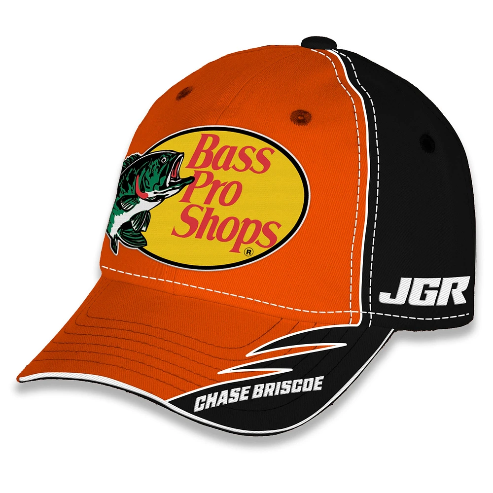 Casquette ajustable Chase Briscoe Element orange/noir pour homme de la collection Joe Gibbs Racing Team