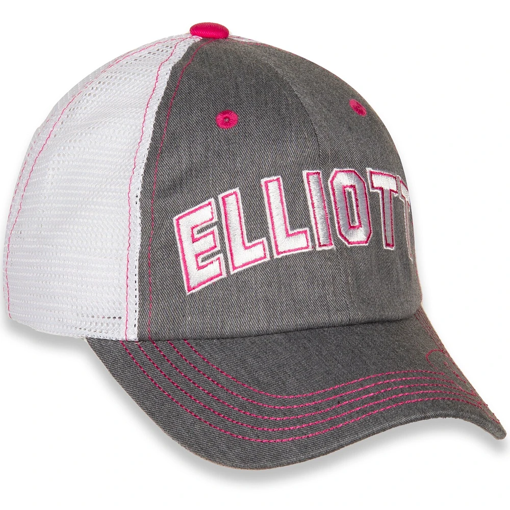 Girls Youth Hendrick Motorsports Team Collection Gray/White Chase Elliott Favorite Driver Adjustable Hat