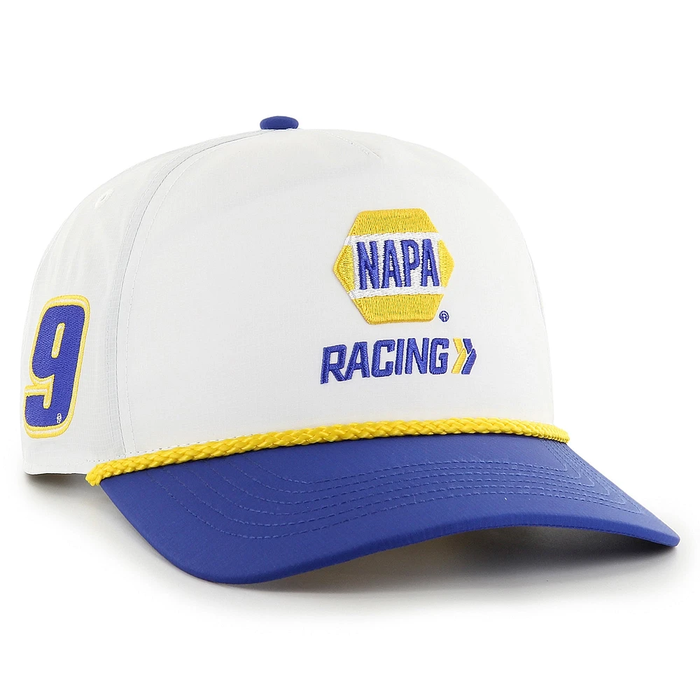 Casquette ajustable en corde blanche Chase Elliott Hitch pour homme '47