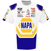Men's Hendrick Motorsports Team Collection  White/Blue Chase Elliott NAPA Uniform T-Shirt