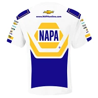 Men's Hendrick Motorsports Team Collection  White/Blue Chase Elliott NAPA Uniform T-Shirt