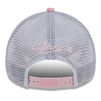 Men's New Era  Pink Chase Elliott 9FORTY A-Frame Trucker Paisley Adjustable Hat