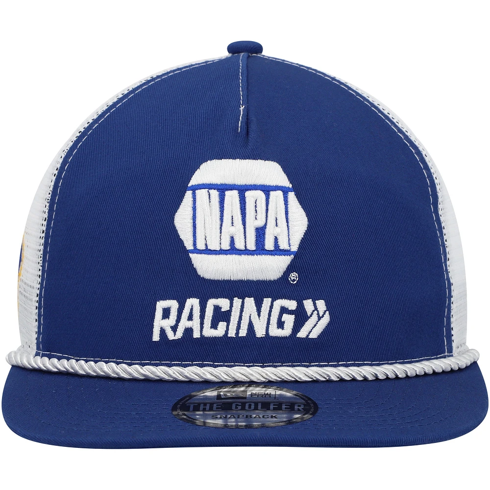 Men's New Era Royal Chase Elliott Golfer Trucker Snapback Hat