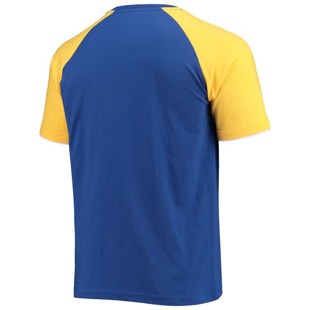 T-shirt raglan Starter Royal/Gold Chase Elliott The Catcher pour homme