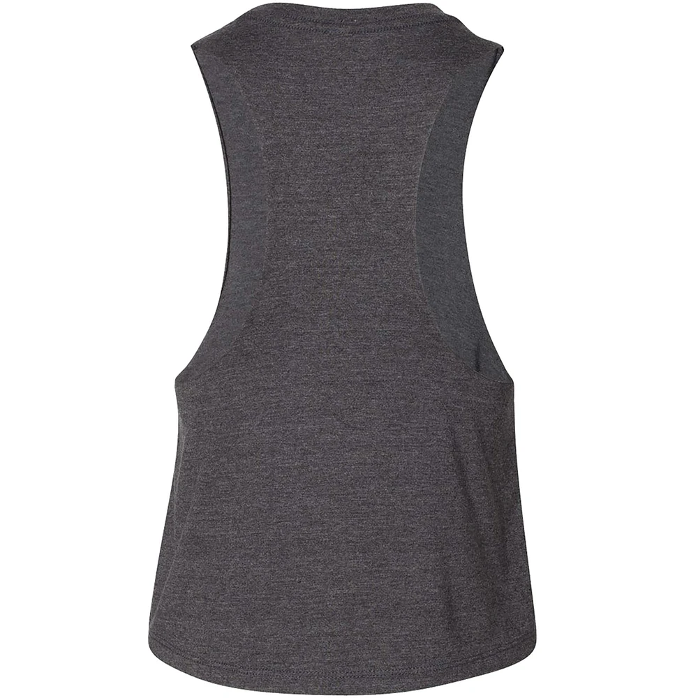 Women's Hendrick Motorsports Team Collection  Heather Charcoal Chase Elliott Hooters Racer Back Tank Top