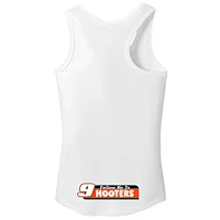 Women's Hendrick Motorsports Team Collection White Chase Elliott Hooters Racer Back Tank Top