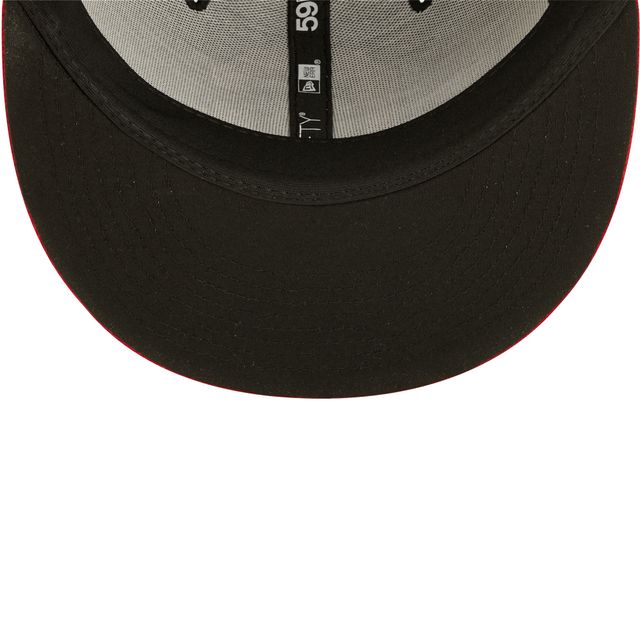Casquette ajustée 59FIFTY Road Collection authentique Chattanooga Lookouts New Era pour homme, noire