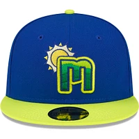 Men's New Era Blue Chattanooga Lookouts Copa De La Diversion 59FIFTY Fitted Hat
