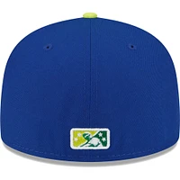 Men's New Era Blue Chattanooga Lookouts Copa De La Diversion 59FIFTY Fitted Hat