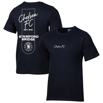 T-shirt épais décontracté Chelsea bleu marine pour homme