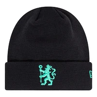 Men's New Era Black Chelsea Seasonal Cuffed Knit Hat