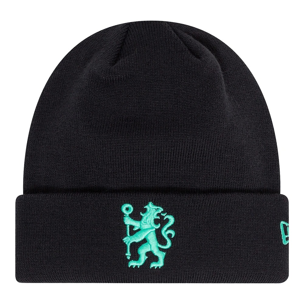 Men's New Era Black Chelsea Seasonal Cuffed Knit Hat