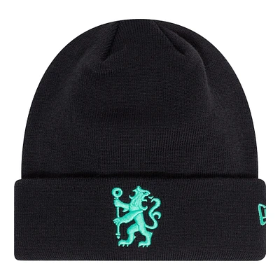 Men's New Era Black Chelsea Seasonal Cuffed Knit Hat