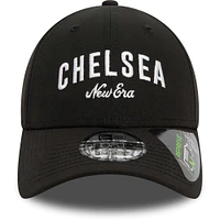 Men's New Era Black Chelsea Wordmark Repreve 9FORTY Adjustable Hat