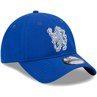 Men's New Era Blue Chelsea Overlay 9TWENTY Adjustable Hat