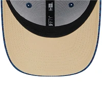 Men's New Era Navy Chelsea Allover 9FIFTY Snapback Hat