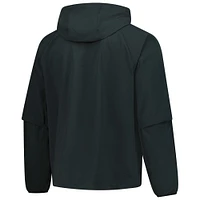 Men's Nike Dark Green Chelsea Tech Fleece Raglan Full-Zip Hoodie