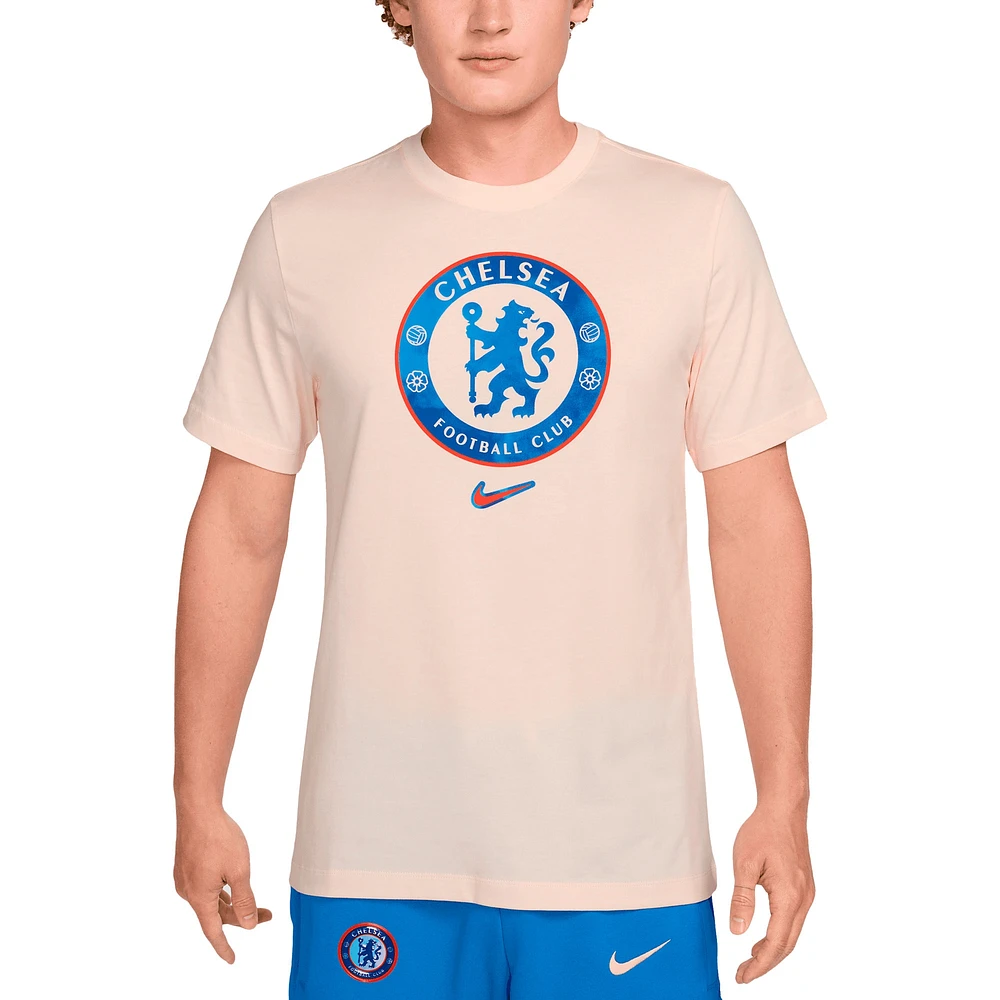 T-shirt Nike rose clair Chelsea Crest pour homme