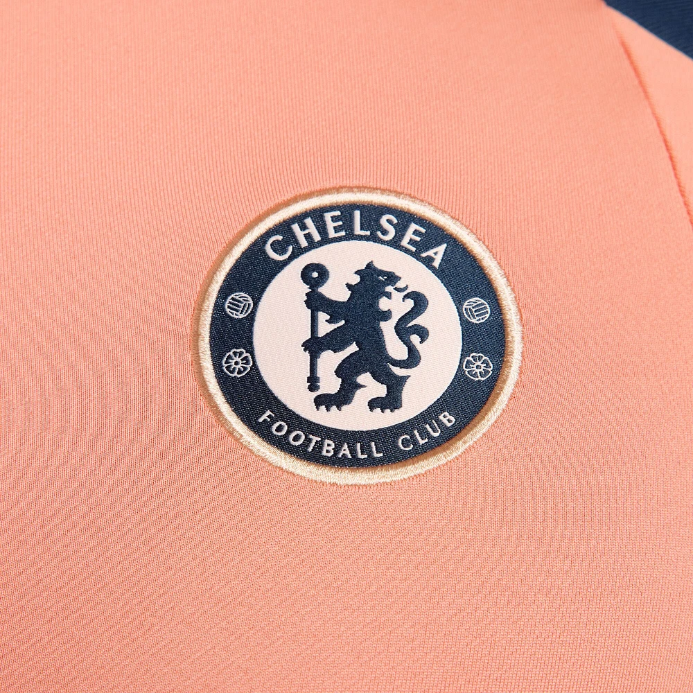 Haut d'entraînement Nike orange Chelsea 2024/25 Strike pour homme