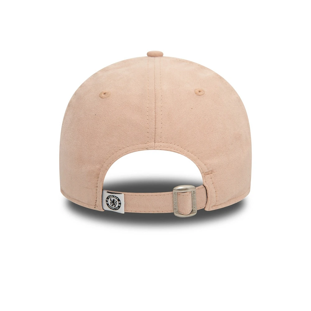 Women's New Era Pink Chelsea Suede 9FORTY Adjustable Hat
