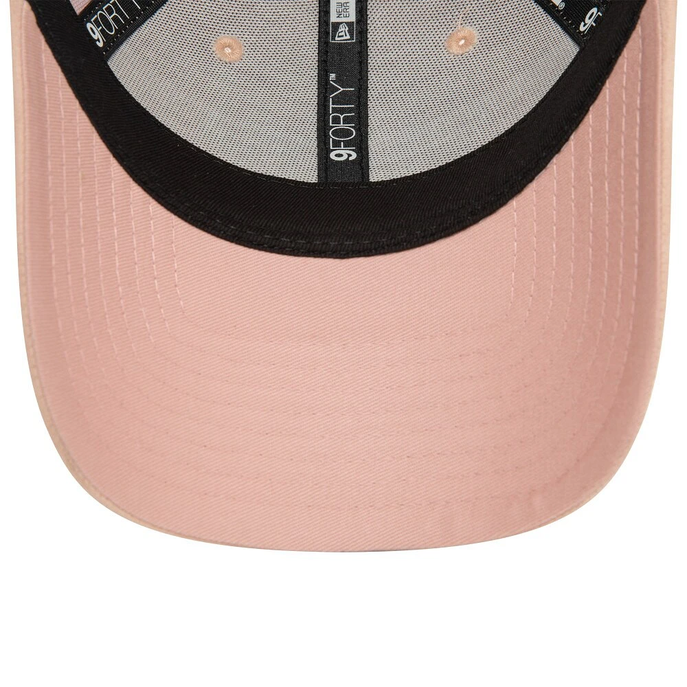 Women's New Era Pink Chelsea Suede 9FORTY Adjustable Hat