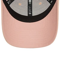 Women's New Era Pink Chelsea Suede 9FORTY Adjustable Hat
