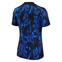 Haut d'avant-match Nike bleu Chelsea 2023/24 Home Academy Pro pour femme