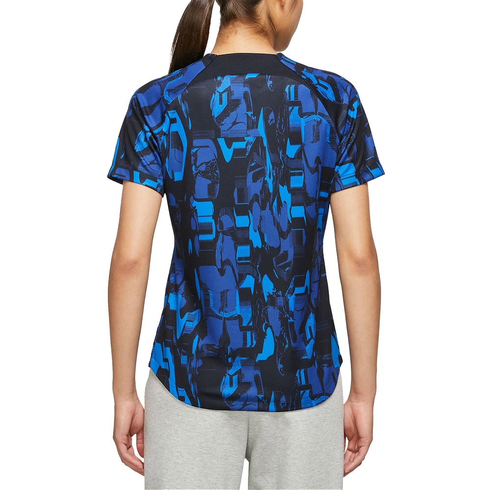 Haut d'avant-match Nike bleu Chelsea 2023/24 Home Academy Pro pour femme