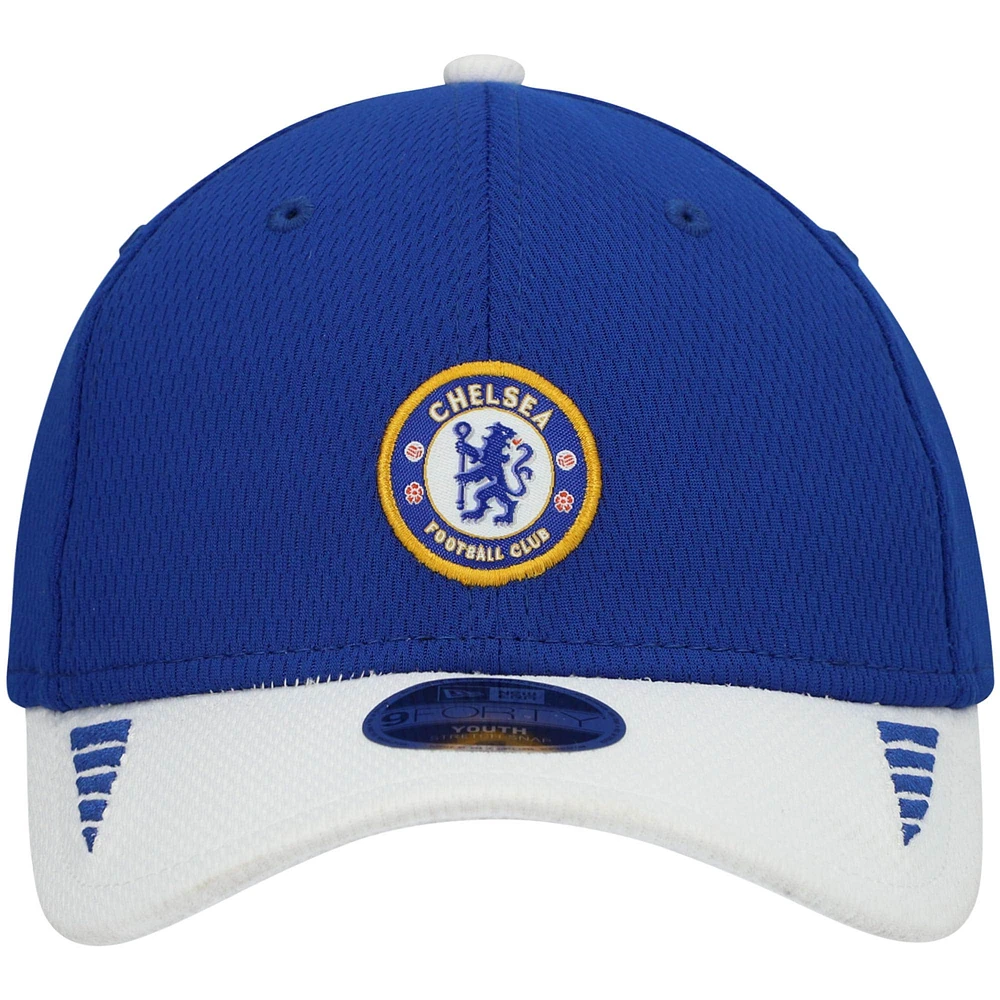 Youth New Era Blue Chelsea Rush 9FORTY Snapback Hat
