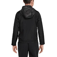 Youth Nike Black Chelsea Amplify Windrunner Anorak Half-Zip Hoodie Jacket