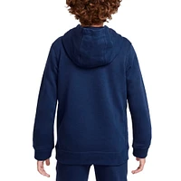 Youth Nike Navy Chelsea Club Pullover Hoodie