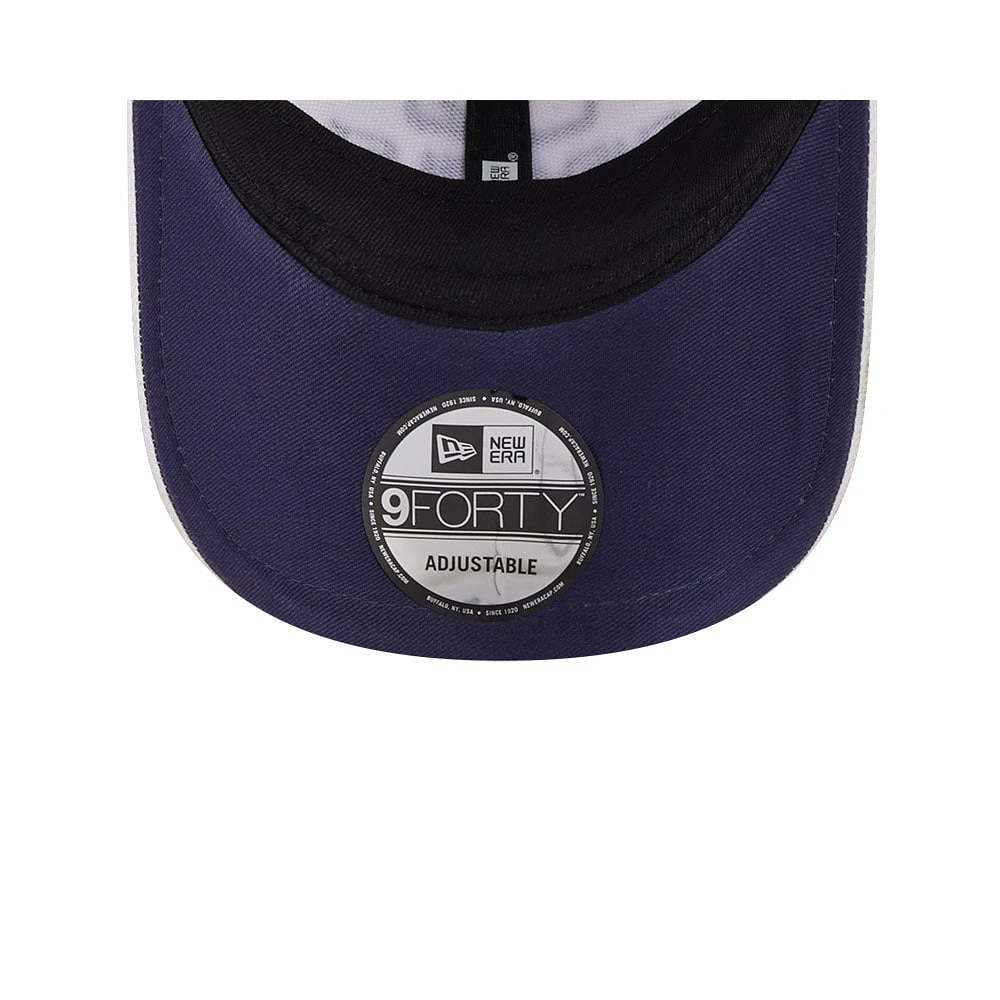 Men's New Era White/Blue City Chevrolet 9FORTY Americana Snapback Adjustable Hat
