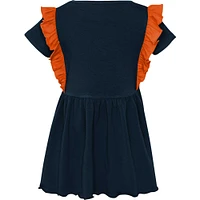 Girls Preschool Navy Chicago Bears Too Cute Tri-Blend Dress
