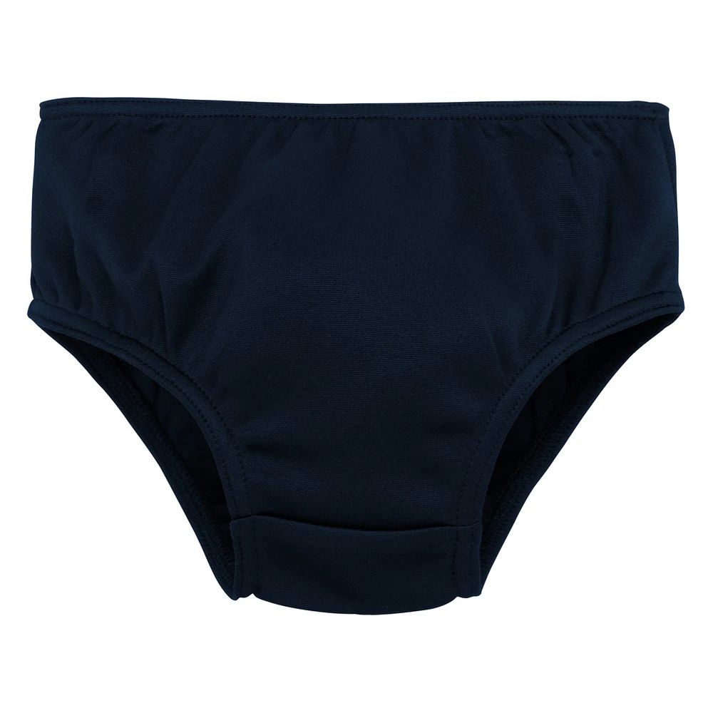 Girls Toddler Navy Chicago Bears Spirit Cheer Two-Piece Cheerleader Set with Bloomers