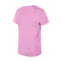 Girls Youth New Era Pink Chicago Bears Flip Sequins V-Neck T-Shirt