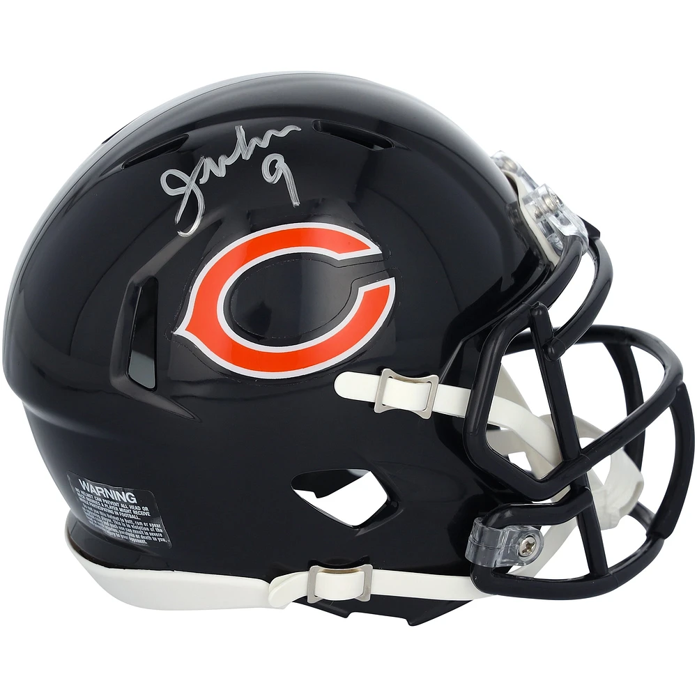 Jim McMahon Chicago Bears Autographed Riddell Speed Mini Helmet 