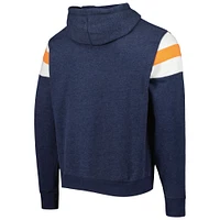 Men's '47 Heathered Navy Chicago Bears Premier Nico Pullover Hoodie