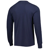Men's '47 Navy Chicago Bears Brand Wide Out Franklin Long Sleeve T-Shirt