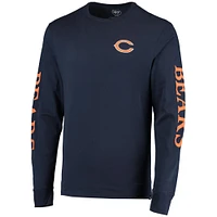 Men's '47 Navy Chicago Bears Franklin Long Sleeve T-Shirt