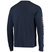 Men's '47 Navy Chicago Bears Franklin Long Sleeve T-Shirt
