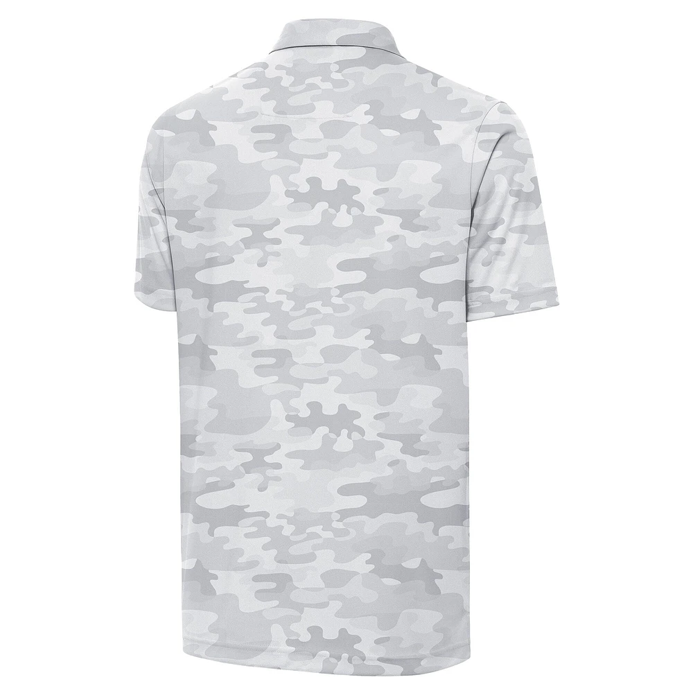 Polo Antigua blanc Chicago Bears Collide pour hommes