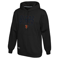 Sweat à capuche authentique noir pour homme des Chicago Bears Combine