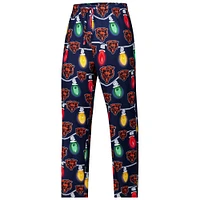 Men's Concepts Sport  Navy Chicago Bears Garland Knit Raglan Long Sleeve T-Shirt and Pants Set